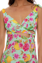 LIMONCELLO - Peek A Boo Tie Back Maxi Dress • Multicolor