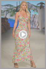 LIMONCELLO - Peek-a-boo Tie Back Maxi Dress • Multicolor Runway