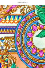 POSITANO - Off The Shoulder Top & Ring Seamless Wavy Ruched Back Bottom • Multicolor