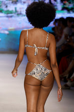 ANIMALE - Wide Strap Balconette Top & Reversible Diamond Cut Bottom • Cream