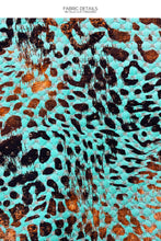 ANIMALE - Reversible Handkerchief One Piece • Aqua