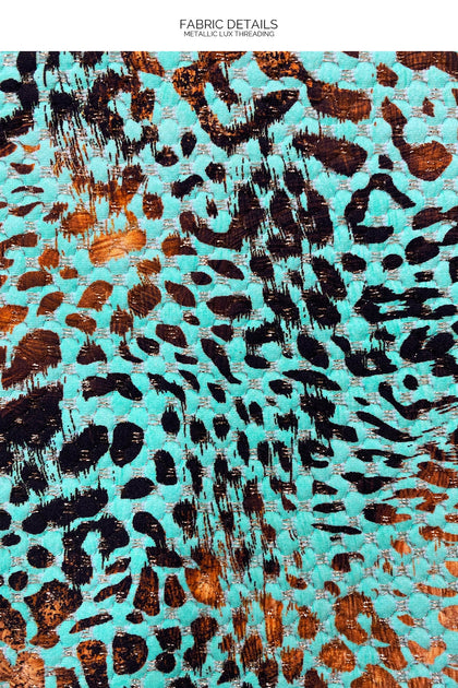 ANIMALE - Reversible Handkerchief One Piece • Aqua