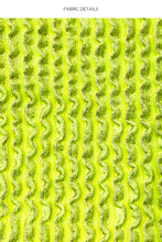 BELLA - Seamless Triangle Top & High Leg Brazilian Bottom • Shiny Neon Yellow Campaign