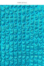 BELLA - Underwire Top & High Leg Brazilian Bottom • Sea Blue