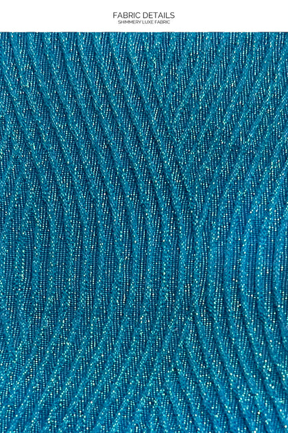 TORNASOL - Seamless Triangle Top & Seamless Ruched Back Brazilian Tie Side Bottom • Azure Influencer