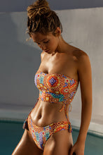 RETRO LULI - Tie Side Tube Top & Adjustable Sides Moderate Bottom • Multicolor