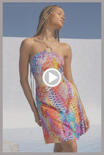 DANCING QUEEN - Ring Diamond Cut Short Dress • Multicolor