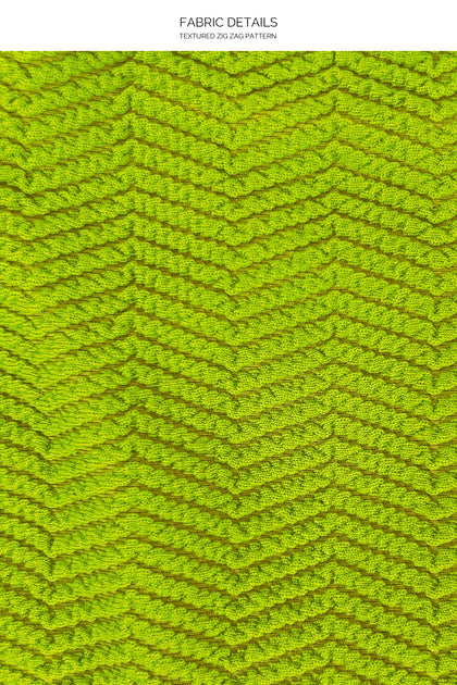 AMAZONIA - Seamless Triangle Top & Seamless Ruched Back Brazilian Tie Side Bottom • Wild Lime