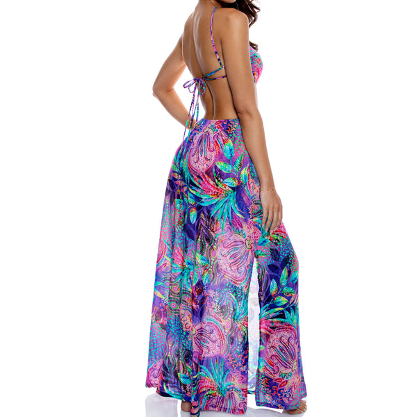 JUNGLE FEVER - Cut Out Long Dress