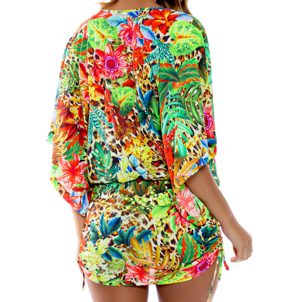 LUSH HORIZONS - Cabana V Neck Dress