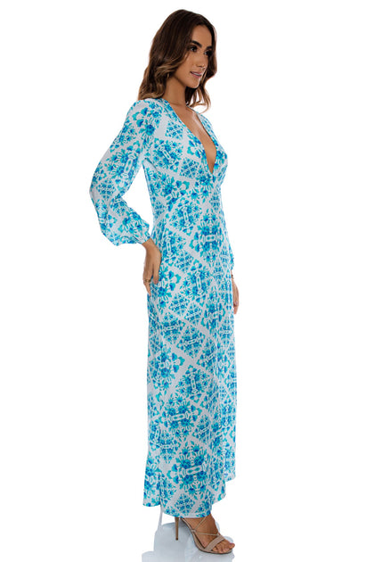 READY TO WEAR - Maxi Dress • Aqua