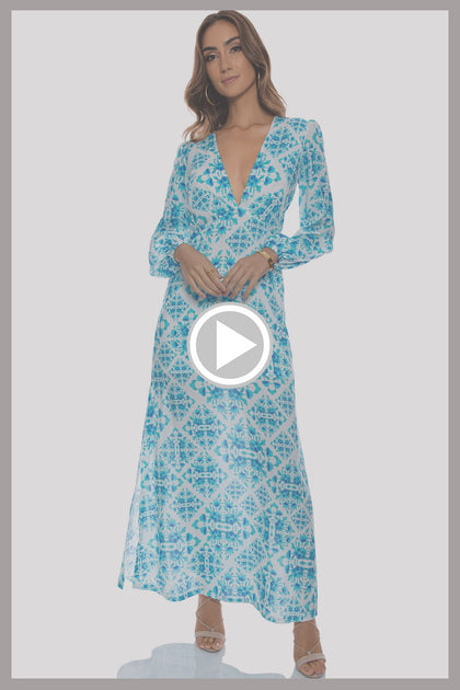 READY TO WEAR - Maxi Dress • Aqua