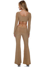 READY TO WEAR - Crop Top & Flare Pant • Brown