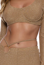 READY TO WEAR - Crop Top & Flare Pant • Brown