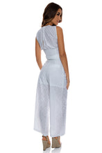 READY TO WEAR - Sleeveless Top & Wide Pant • White