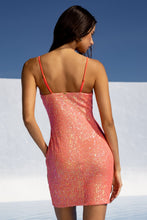 READY TO WEAR - Short Dress • Coral