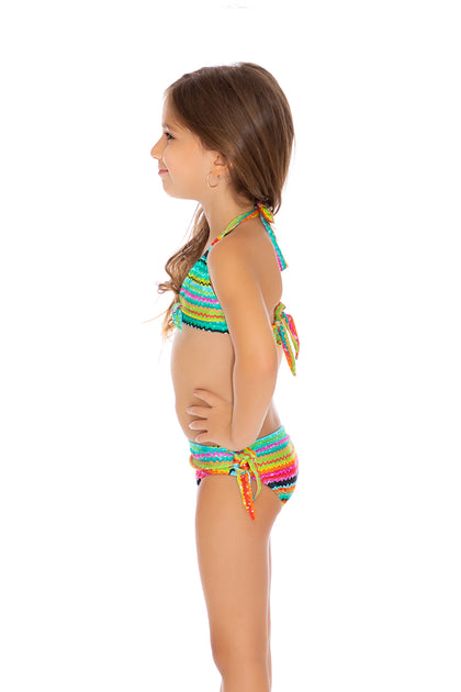 HOLA VERANO - Triangle Full Bikini Set • Multicolor