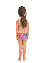 BAJO UN MISMO SOL - Wavy Triangle Top Ruched Back Bikini • Multicolor