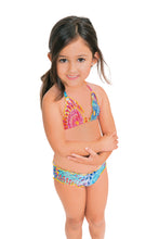 BAJO UN MISMO SOL - Wavy Triangle Top Ruched Back Bikini • Multicolor