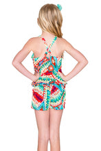 WILD HEART - Cross Back Romper • Multicolor