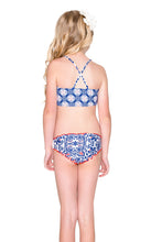 NAUGHTY GIRL - Ruffle Layered Top Ruched Back Bikini • Multicolor