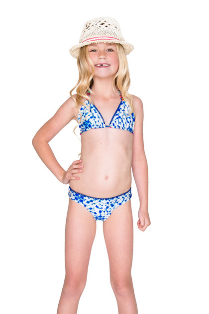 BEAUTIFUL MESS - Triangle Stitched Bikini • Multicolor