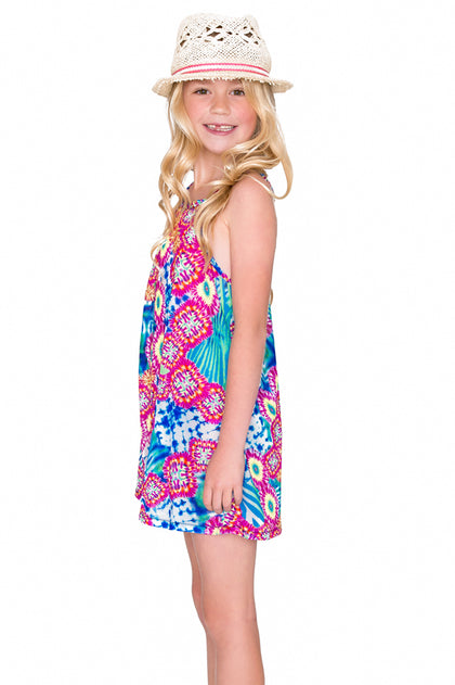 BEAUTIFUL MESS - Braided Short Dress • Multicolor