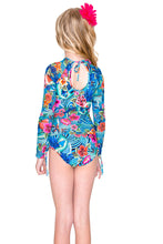 INKED BABE - Ink Mesh Rush Guard One Piece • Multicolor