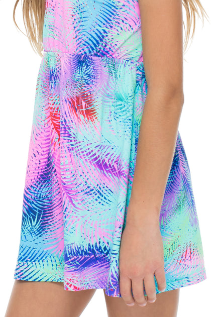 PALMARES - Knot Back Short Dress • Multicolor