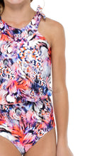 CIENFUEGOS - Flouncy Knot One Piece • Multicolor